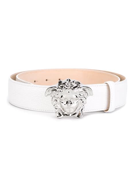 womens white versace belt|Versace belt women's sale.